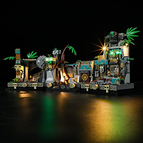 YEABRICKS LED Licht für Lego-77015 Disney Tempel des goldenen Götzen Bausteine Modell (Lego Set Nicht enthalten) von YEABRICKS