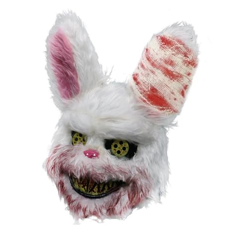 YEAHLEE Schreckliche Maske Horror Kaninchen Form, Schreckliche blutigen Hasen Maske, Schreckliche Masken für Erwachsene Halloween/Karneval/Party Cosplay YEAHLEE Schreckliche Maske Horror Kaninchen Form, Schreckliche blutigen Hasen Maske, Schreckliche Masken für Erwachsene Halloween/Karneval/Party Cosplay von YEAHLEE