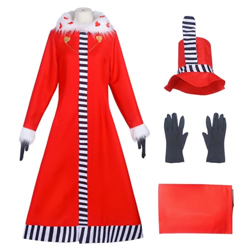 YEAJION Hazbin Hotel Valentino Cosplay Kostüm Set mit Hut Anime Hazbin Hotel Verkleidung 3 Vees Valentino Uniform Weihnachten Halloween Karneval Party Bühnenauftritt Kostüm für Erwachsene YEAJION Hazbin Hotel Valentino Cosplay Kostüm Set mit Hut Anime Hazbin Hotel Verkleidung 3 Vees Valentino Uniform Weihnachten Halloween Karneval Party Bühnenauftritt Kostüm für Erwachsene von YEAJION