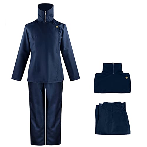 YEAJION Inumaki Toge Cosplay Kostüm Komplettes Set mit Perücke Anime Jujutsu Kaisen Cosplay Verkleidung Toge Inumaki Cosplay Schuluniform Halloween Karneval Party Kostüm Erwachsene YEAJION Inumaki Toge Cosplay Kostüm Komplettes Set mit Perücke Anime Jujutsu Kaisen Cosplay Verkleidung Toge Inumaki Cosplay Schuluniform Halloween Karneval Party Kostüm Erwachsene von YEAJION