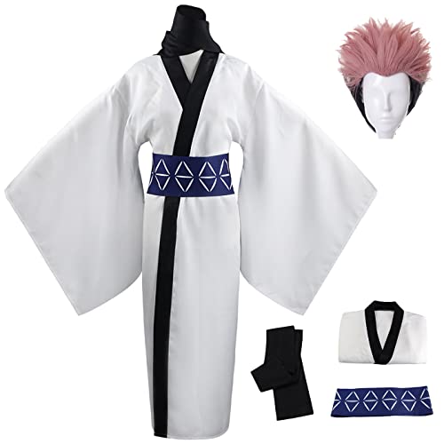 YEAJION Ryomen Sukuna Cosplay Kostüm Komplettes Set mit Perücke Anime Jujutsu Kaisen Cosplay Verkleidung Ryomen Sukuna Cosplay Kimono Halloween Karneval Party Kostüm Erwachsene YEAJION Ryomen Sukuna Cosplay Kostüm Komplettes Set mit Perücke Anime Jujutsu Kaisen Cosplay Verkleidung Ryomen Sukuna Cosplay Kimono Halloween Karneval Party Kostüm Erwachsene von YEAJION