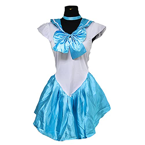 YEAJION Sailor Moon Kostüm mit Zubehör Anime Cosplay Outfit Sailor Moon Cosplay Kostüm Japanisch Matrosen Uniform Halloween Karneval Party Bühnenauftritt Kostüm für Erwachsene von YEAJION