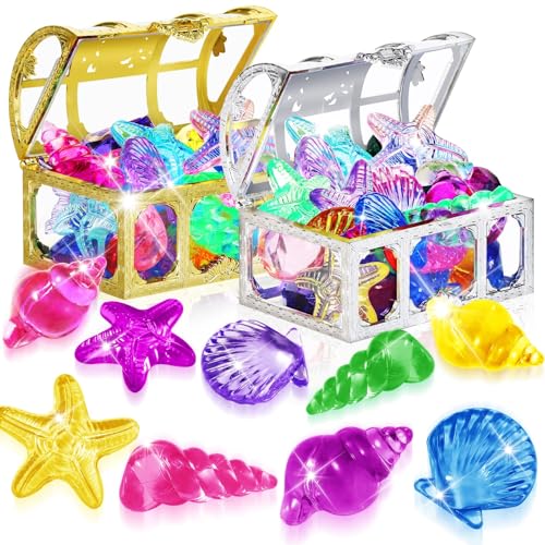 YEAMLTE Edelsteine für Kinder, Tauchjuwelen für Kinder, 36 Ozean Bunte Diamanten mit 2 Schatzkiste, Pool Tauchspielzeug Kinders, Unterwasser Edelstein für Poolpartys, Strandspiele, Schatzsuchen (A) YEAMLTE Edelsteine für Kinder, Tauchjuwelen für Kinder, 36 Ozean Bunte Diamanten mit 2 Schatzkiste, Pool Tauchspielzeug Kinders, Unterwasser Edelstein für Poolpartys, Strandspiele, Schatzsuchen (A) von YEAMLTE