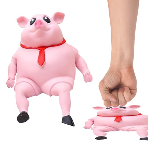 Anti-Stress Schwein Piggy Squeeze Toy - Dekompressions Spielzeug für Erwachsene - Rosa Anti-Stress Schwein Piggy Squeeze Toy - Dekompressions Spielzeug für Erwachsene - Rosa von YEAPEAK