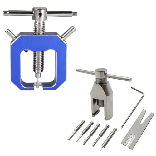 YEHEI Werkzeug-Set zum Entfernen von Motorritzeln, Werkzeug zum Entfernen von Zahnrädern, RC-Motor, Universal-Set mit Abzieher für Motorritzel, Blau von YEHEI