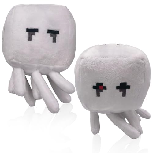 YEIUZPT Stofftier Plüschtier, 2 Stück Kuscheltier Spielzeug, böser Geist Plüschtiere, Cartoon spielfiguren Stofftier Spielzeug, Geschenk für Kinder Jungen und Mädchen(15cm) von YEIUZPT