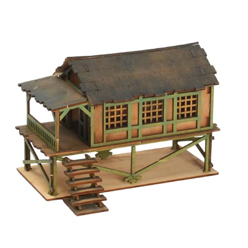 1:72 Modelle Haus Unlackiert DIY Holzhaus Zusammenbauen DIY Projekte Zubehör B Typ B 1:72 Modelle Haus Unlackiert DIY Holzhaus Zusammenbauen DIY Projekte Zubehör B Typ B von YEJBBUC