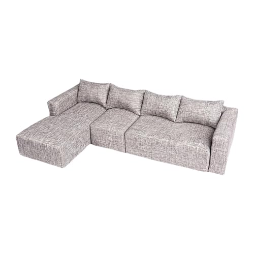 Miniatur Sofa DIY Accs Mini Couch Bett für 1:6 Puppenhaus Rollenspiel DIY Modell von YEJBBUC