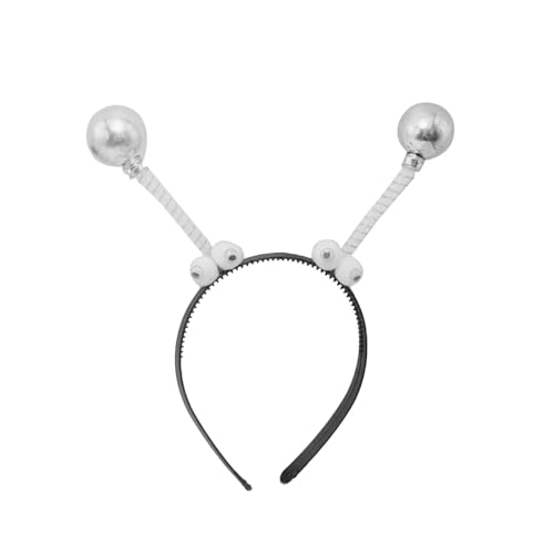YEJBBUC Alien Stirnband Lovely Martian Antenne Stirnband für Cosplay Bühnenauftritt Silber von YEJBBUC