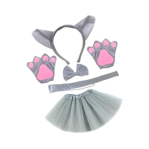 YEJBBUC Kinder Wolf Kostüm Tier Verkleidung Kits für Partys Karneval Aufführung mit Rock YEJBBUC Kinder Wolf Kostüm Tier Verkleidung Kits für Partys Karneval Aufführung mit Rock von YEJBBUC