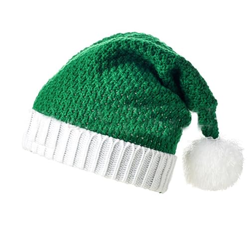 YEKEYI Weihnachtsmütze Xmas Holiday Hat Winter Hüte Santa Hut für Xmas Neujahr Party Kopfbedeckung, Grau, Einheitsgröße von YEKEYI