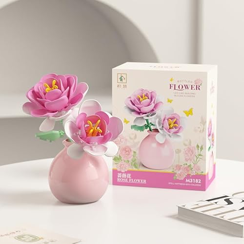 YELKOEYN Baustein Blume Rose von YELKOEYN