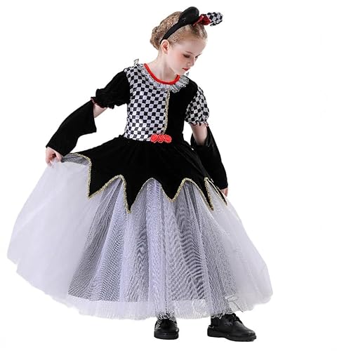 YELKOEYN Kids Clown Kleid 130 von YELKOEYN