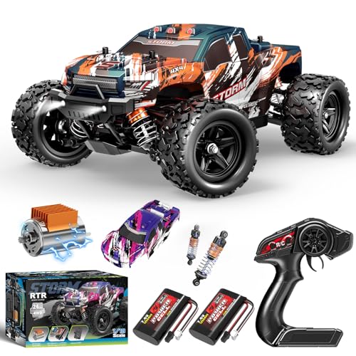 YESHIN 1:18 Ferngesteuertes Auto, 4WD RC Auto 40+km/h Hochgeschwindigkeits RC MonsterTruck, Wasserdicht für Kinder & Erwachsene, Realistisches High-Speed Rennspielzeug YESHIN 1:18 Ferngesteuertes Auto, 4WD RC Auto 40+km/h Hochgeschwindigkeits RC MonsterTruck, Wasserdicht für Kinder & Erwachsene, Realistisches High-Speed Rennspielzeug von YESHIN