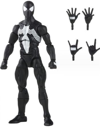 Legends Series Black Symbiosis Spider Man, Figurine Symbiote Spider-Man de 15 cm, Includes 4 Accessories: 4 Mains Alternatives von YESPIG