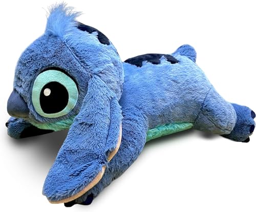 YESPIG Stitch Cuddly Toy XL, 45 cm Lilo and Stitch Cuddly Toy, Stitch Plush Toy, Large, Blue Stitch Cushion, Stitch Plush, Gift for Children's Birthday Parties von YESPIG