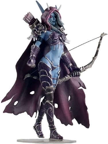 YESPIG World of Warcraft Sylvanas Windrunner Statue, 15 cm PVC Standing Pose with Bow, Sylvana's Anime Action Figures, Toy (Base & Colour Box) von YESPIG