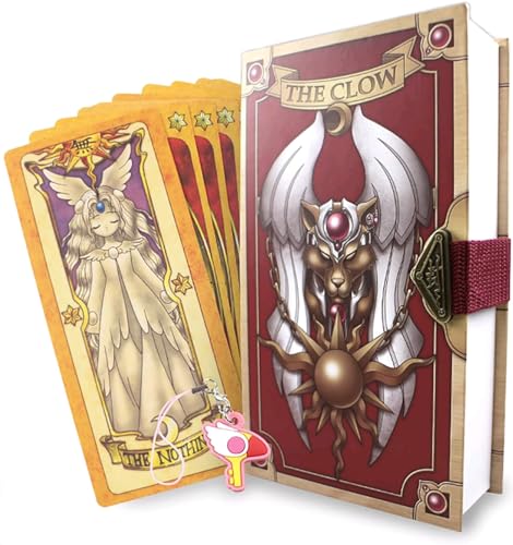 YESPIG56 Stück/Set Karten Captor Sakura Clow Karten Kinomoto Sakura Zauberbuch-Set/komplettes Set klassisches Geschenk/Geburtstag/Mädchen Geschenk (Clow) von YESPIG