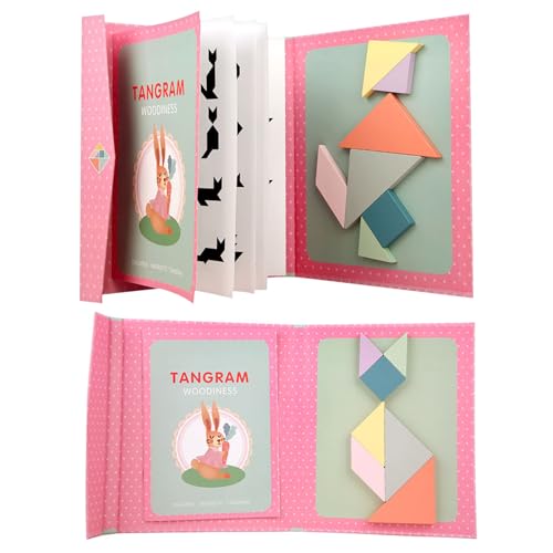 Magnetische Holz Tangram Spiele Für Kinder Geometrische Formen Puzzle Bausteine Buchform Tangram Puzzle Pädagogisches Spielzeug Der Kinder Für Ab 7-14 Jahren Rätselgeschenk Magnetische Holz Tangram Spiele Für Kinder Geometrische Formen Puzzle Bausteine Buchform Tangram Puzzle Pädagogisches Spielzeug Der Kinder Für Ab 7-14 Jahren Rätselgeschenk von YESTARTDS