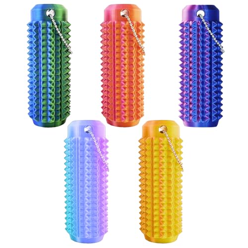Spiky Grippie Stim Keychain Spielzeug 5 Stücke Sensorik Spielzeug Gegen Angst Skin Picking 3D-Gedruckter Beruhigender Anti-Stress-anhänger Keychain Für Kinder Und Erwachsene Angstlinderung Spiky Grippie Stim Keychain Spielzeug 5 Stücke Sensorik Spielzeug Gegen Angst Skin Picking 3D-Gedruckter Beruhigender Anti-Stress-anhänger Keychain Für Kinder Und Erwachsene Angstlinderung von YESTARTDS