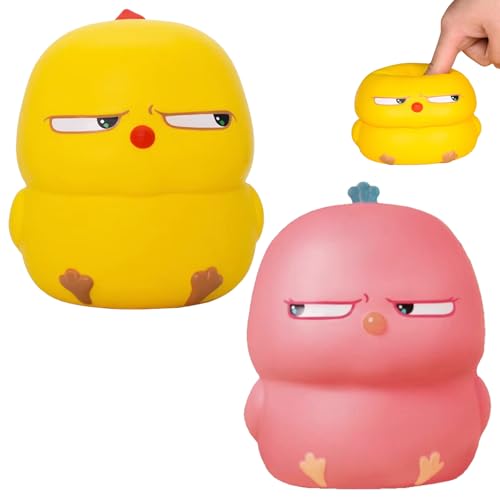 Squishy Anti Stressball 2 Stück Kawaii Weich Langsam Steigend Hühnchen Spielzeug Figur Stretch Cartoon Hühnchen Fidget Squishy Spielzeug Weiches Lustiger Huhn Quetschspielzeug Für Erwachsene Kinder Squishy Anti Stressball 2 Stück Kawaii Weich Langsam Steigend Hühnchen Spielzeug Figur Stretch Cartoon Hühnchen Fidget Squishy Spielzeug Weiches Lustiger Huhn Quetschspielzeug Für Erwachsene Kinder von YESTARTDS