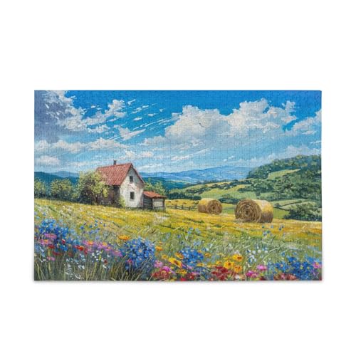 YETTASBIN Bauernhoflandschaft, 500 Teile, Holzpuzzle für Erwachsene, Teenager, Kinder, lustiges Familienspiel für Urlaub, Spielzeug, Geschenk, Heimdekoration YETTASBIN Bauernhoflandschaft, 500 Teile, Holzpuzzle für Erwachsene, Teenager, Kinder, lustiges Familienspiel für Urlaub, Spielzeug, Geschenk, Heimdekoration von YETTASBIN