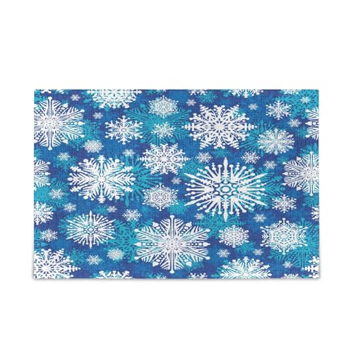YETTASBIN Blaue Weihnachtsschneeflocke, 500 Teile, Holzpuzzle für Erwachsene, Teenager, Kinder, lustiges Familienspiel für Urlaub, Spielzeug, Geschenk, Heimdekoration YETTASBIN Blaue Weihnachtsschneeflocke, 500 Teile, Holzpuzzle für Erwachsene, Teenager, Kinder, lustiges Familienspiel für Urlaub, Spielzeug, Geschenk, Heimdekoration von YETTASBIN