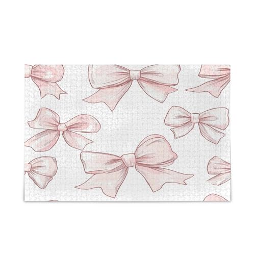 YETTASBIN Bogen Rosa 1000 Teile Holzpuzzle für Erwachsene Teenager Kinder, lustiges Familienspiel für Urlaub Spielzeug Geschenk Heimdekoration YETTASBIN Bogen Rosa 1000 Teile Holzpuzzle für Erwachsene Teenager Kinder, lustiges Familienspiel für Urlaub Spielzeug Geschenk Heimdekoration von YETTASBIN