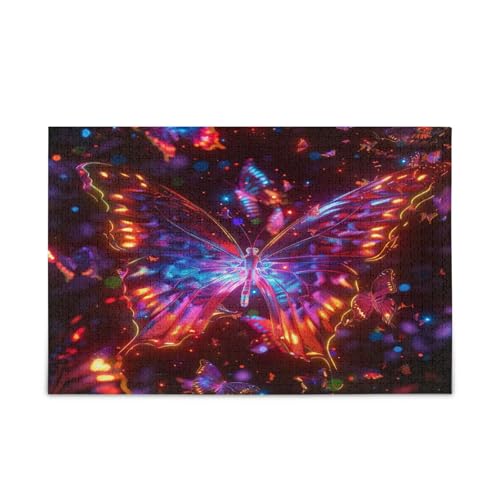 YETTASBIN Buuterfly 500 Teile Holzpuzzle für Erwachsene Teenager Kinder, lustiges Familienspiel für Urlaub Spielzeug Geschenk Heimdekoration YETTASBIN Buuterfly 500 Teile Holzpuzzle für Erwachsene Teenager Kinder, lustiges Familienspiel für Urlaub Spielzeug Geschenk Heimdekoration von YETTASBIN