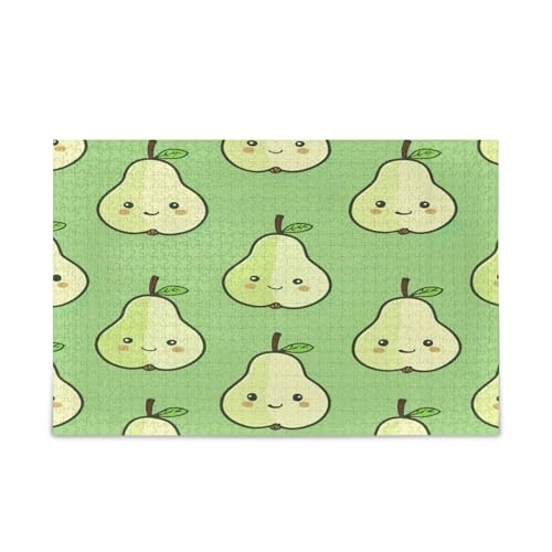 YETTASBIN Caertoon Pear 500 Teile Holzpuzzle für Erwachsene Teenager Kinder, lustiges Familienspiel für Urlaub, Spielzeug, Geschenk, Heimdekoration YETTASBIN Caertoon Pear 500 Teile Holzpuzzle für Erwachsene Teenager Kinder, lustiges Familienspiel für Urlaub, Spielzeug, Geschenk, Heimdekoration von YETTASBIN