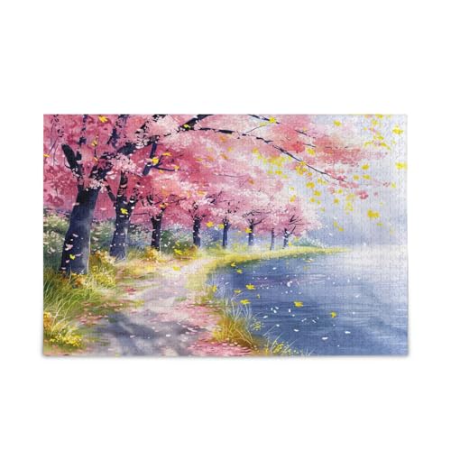 YETTASBIN Cherry Tree 500 Teile Holzpuzzle für Erwachsene, Teenager, Kinder, lustiges Familienspiel für Urlaub, Spielzeug, Geschenk, Heimdekoration YETTASBIN Cherry Tree 500 Teile Holzpuzzle für Erwachsene, Teenager, Kinder, lustiges Familienspiel für Urlaub, Spielzeug, Geschenk, Heimdekoration von YETTASBIN