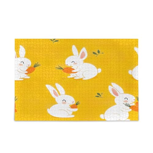 YETTASBIN Cute Bunny 500 Teile Holzpuzzle für Erwachsene, Teenager, Kinder, lustiges Familienspiel für Urlaub, Spielzeug, Geschenk, Heimdekoration YETTASBIN Cute Bunny 500 Teile Holzpuzzle für Erwachsene, Teenager, Kinder, lustiges Familienspiel für Urlaub, Spielzeug, Geschenk, Heimdekoration von YETTASBIN