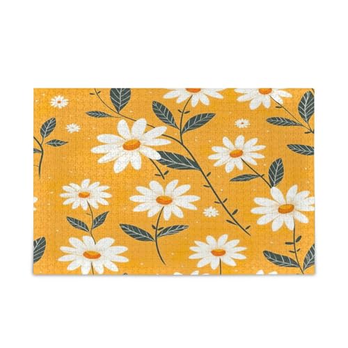 YETTASBIN Daisy Flower 1000 Teile Holzpuzzle für Erwachsene, Teenager, Kinder, lustiges Familienspiel für Urlaub, Spielzeug, Geschenk, Heimdekoration YETTASBIN Daisy Flower 1000 Teile Holzpuzzle für Erwachsene, Teenager, Kinder, lustiges Familienspiel für Urlaub, Spielzeug, Geschenk, Heimdekoration von YETTASBIN