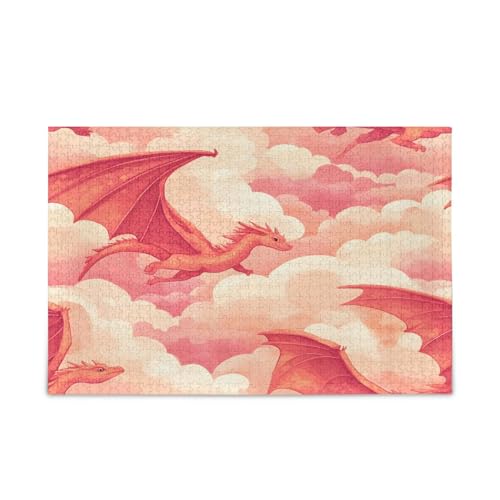YETTASBIN Dragon 1000 Teile Holzpuzzle für Erwachsene, Teenager, Kinder, lustiges Familienspiel für Urlaub, Spielzeug, Geschenk, Heimdekoration YETTASBIN Dragon 1000 Teile Holzpuzzle für Erwachsene, Teenager, Kinder, lustiges Familienspiel für Urlaub, Spielzeug, Geschenk, Heimdekoration von YETTASBIN