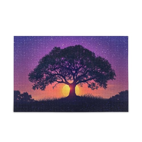 YETTASBIN Galaxy Tree 1000 Teile Holzpuzzle für Erwachsene, Teenager, Kinder, lustiges Familienspiel für Urlaub, Spielzeug, Geschenk, Heimdekoration YETTASBIN Galaxy Tree 1000 Teile Holzpuzzle für Erwachsene, Teenager, Kinder, lustiges Familienspiel für Urlaub, Spielzeug, Geschenk, Heimdekoration von YETTASBIN