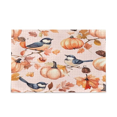 YETTASBIN Herbstkürbis 1000 Teile Holzpuzzle für Erwachsene, Teenager, Kinder, lustiges Familienspiel für Urlaub, Spielzeug, Geschenk, Heimdekoration YETTASBIN Herbstkürbis 1000 Teile Holzpuzzle für Erwachsene, Teenager, Kinder, lustiges Familienspiel für Urlaub, Spielzeug, Geschenk, Heimdekoration von YETTASBIN