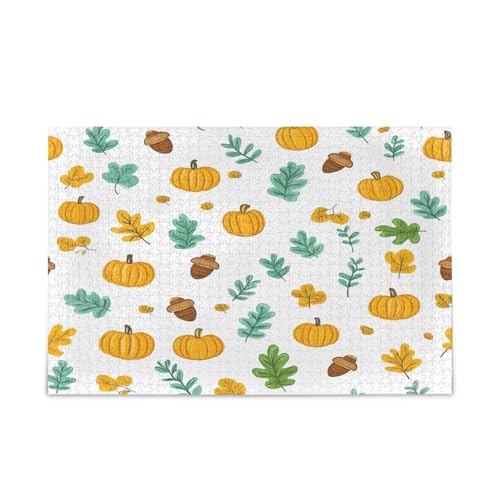 YETTASBIN Herbstkürbis 1000 Teile Holzpuzzle für Erwachsene, Teenager, Kinder, lustiges Familienspiel für Urlaub, Spielzeug, Geschenk, Heimdekoration YETTASBIN Herbstkürbis 1000 Teile Holzpuzzle für Erwachsene, Teenager, Kinder, lustiges Familienspiel für Urlaub, Spielzeug, Geschenk, Heimdekoration von YETTASBIN