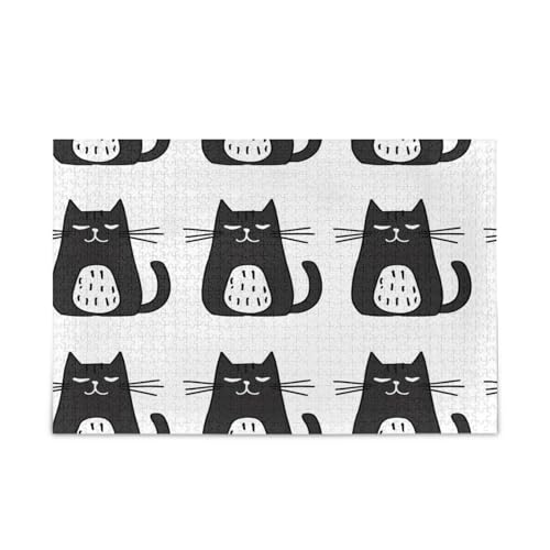 YETTASBIN Katze 500 Teile Holzpuzzle für Erwachsene Teenager Kinder, lustiges Familienspiel für Urlaub, Spielzeug, Geschenk, Heimdekoration YETTASBIN Katze 500 Teile Holzpuzzle für Erwachsene Teenager Kinder, lustiges Familienspiel für Urlaub, Spielzeug, Geschenk, Heimdekoration von YETTASBIN
