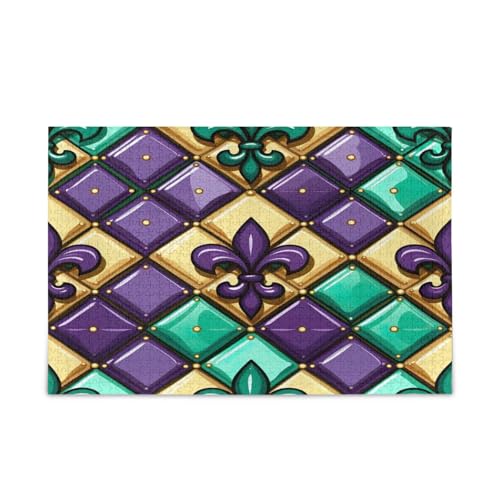 YETTASBIN Mardi Gras Holzpuzzle für Erwachsene, Teenager, Kinder, lustiges Familienspiel für Urlaub, Spielzeug, Geschenk, Heimdekoration, 1000 Teile YETTASBIN Mardi Gras Holzpuzzle für Erwachsene, Teenager, Kinder, lustiges Familienspiel für Urlaub, Spielzeug, Geschenk, Heimdekoration, 1000 Teile von YETTASBIN