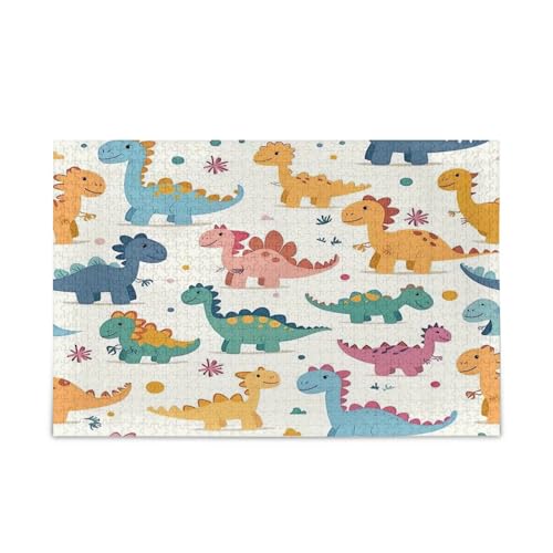YETTASBIN Niedliches Dinosaurier-Puzzle aus Holz, 500 Teile, für Erwachsene, Teenager, Kinder, lustiges Familienspiel für Urlaub, Spielzeug, Geschenk, Heimdekoration YETTASBIN Niedliches Dinosaurier-Puzzle aus Holz, 500 Teile, für Erwachsene, Teenager, Kinder, lustiges Familienspiel für Urlaub, Spielzeug, Geschenk, Heimdekoration von YETTASBIN