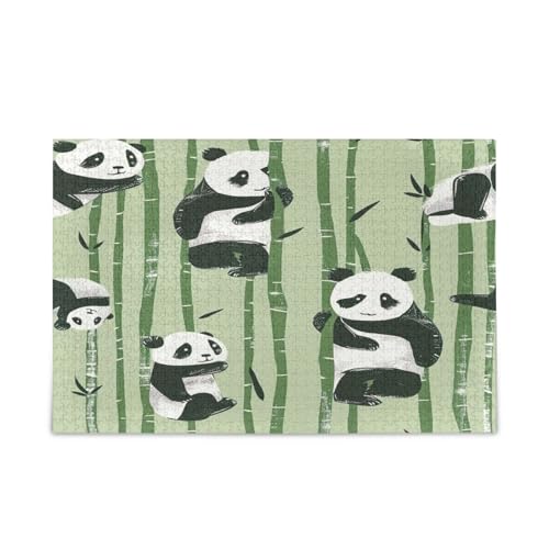 YETTASBIN Panda 500 Teile Holzpuzzle für Erwachsene, Teenager, Kinder, lustiges Familienspiel für Urlaub, Spielzeug, Geschenk, Heimdekoration YETTASBIN Panda 500 Teile Holzpuzzle für Erwachsene, Teenager, Kinder, lustiges Familienspiel für Urlaub, Spielzeug, Geschenk, Heimdekoration von YETTASBIN