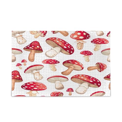 YETTASBIN Pilz 1000 Teile Holzpuzzle für Erwachsene, Teenager, Kinder, lustiges Familienspiel für Urlaub, Spielzeug, Geschenk, Heimdekoration YETTASBIN Pilz 1000 Teile Holzpuzzle für Erwachsene, Teenager, Kinder, lustiges Familienspiel für Urlaub, Spielzeug, Geschenk, Heimdekoration von YETTASBIN