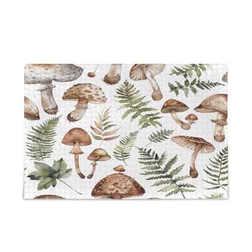 YETTASBIN Pilz 500 Teile Holzpuzzle für Erwachsene, Teenager, Kinder, lustiges Familienspiel für Urlaub, Spielzeug, Geschenk, Heimdekoration YETTASBIN Pilz 500 Teile Holzpuzzle für Erwachsene, Teenager, Kinder, lustiges Familienspiel für Urlaub, Spielzeug, Geschenk, Heimdekoration von YETTASBIN