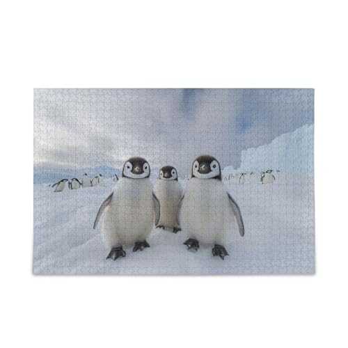 YETTASBIN Pinguin 500 Teile Holzpuzzle für Erwachsene, Teenager, Kinder, lustiges Familienspiel für Urlaub, Spielzeug, Geschenk, Heimdekoration YETTASBIN Pinguin 500 Teile Holzpuzzle für Erwachsene, Teenager, Kinder, lustiges Familienspiel für Urlaub, Spielzeug, Geschenk, Heimdekoration von YETTASBIN