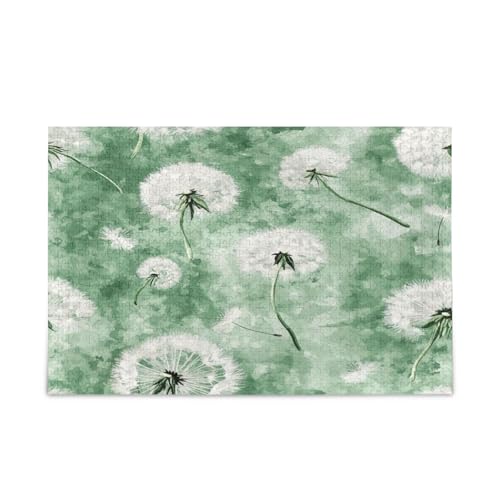 YETTASBIN Pusteblume 1000 Teile Holzpuzzle für Erwachsene Teenager Kinder, lustiges Familienspiel für Urlaub, Spielzeug, Geschenk, Heimdekoration von YETTASBIN