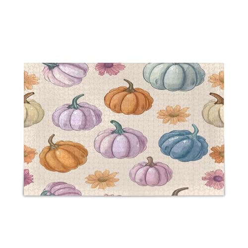 YETTASBIN Thanksgiving Kürbis 500 Teile Holzpuzzle für Erwachsene Teenager Kinder, lustiges Familienspiel für Urlaub, Spielzeug, Geschenk, Heimdekoration YETTASBIN Thanksgiving Kürbis 500 Teile Holzpuzzle für Erwachsene Teenager Kinder, lustiges Familienspiel für Urlaub, Spielzeug, Geschenk, Heimdekoration von YETTASBIN