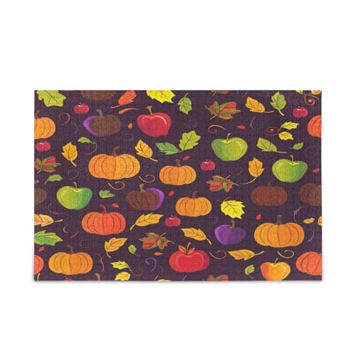 YETTASBIN Thanksgiving Pumkin 500 Teile Holzpuzzle für Erwachsene Teenager Kinder, lustiges Familienspiel für Urlaub, Spielzeug, Geschenk, Heimdekoration YETTASBIN Thanksgiving Pumkin 500 Teile Holzpuzzle für Erwachsene Teenager Kinder, lustiges Familienspiel für Urlaub, Spielzeug, Geschenk, Heimdekoration von YETTASBIN