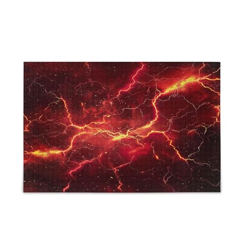 YETTASBIN Thunder Lighting Holzpuzzle für Erwachsene, Teenager, Kinder, lustiges Familienspiel für Urlaub, Spielzeug, Geschenk, Heimdekoration, 500 Teile YETTASBIN Thunder Lighting Holzpuzzle für Erwachsene, Teenager, Kinder, lustiges Familienspiel für Urlaub, Spielzeug, Geschenk, Heimdekoration, 500 Teile von YETTASBIN