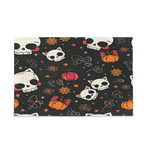 YETTASBIN Totenkopf-Puzzle aus Holz, 500 Teile, für Erwachsene, Teenager, Kinder, lustiges Familienspiel für Urlaub, Spielzeug, Geschenk, Heimdekoration YETTASBIN Totenkopf-Puzzle aus Holz, 500 Teile, für Erwachsene, Teenager, Kinder, lustiges Familienspiel für Urlaub, Spielzeug, Geschenk, Heimdekoration von YETTASBIN