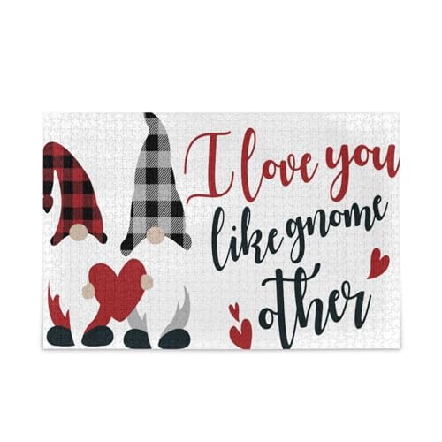 YETTASBIN Valentinstag Zwerg 500 Teile Holzpuzzle für Erwachsene Teenager Kinder, lustiges Familienspiel für Urlaub Spielzeug Geschenk Heimdekoration YETTASBIN Valentinstag Zwerg 500 Teile Holzpuzzle für Erwachsene Teenager Kinder, lustiges Familienspiel für Urlaub Spielzeug Geschenk Heimdekoration von YETTASBIN